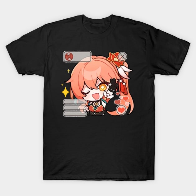 Honkai Star Rail Chibi Guinaifen T-Shirt by HoyoStan